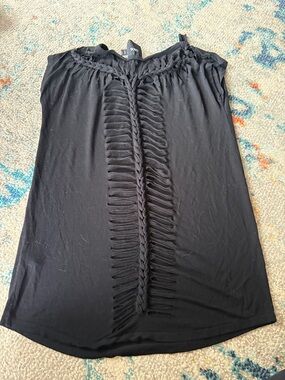 ASOS Black Mini Skirt with Braided Front Detail